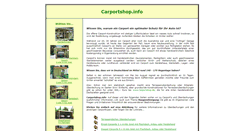 Desktop Screenshot of carportshop.info